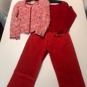 3 Piece Set: GRLFRND Jeans, Sweater & Joie Jacket